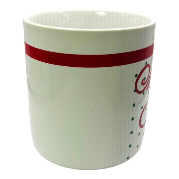 Vintage "Merry Christmas" Ceramic Coffee Mug With Santa Handle Made in Japan - Picture 4 of 9